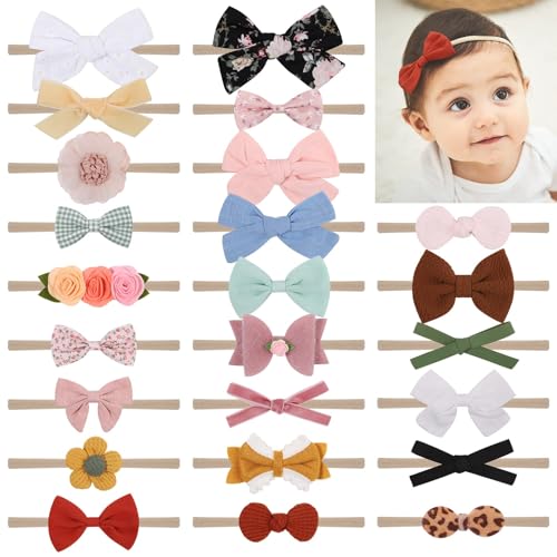 doboi 24PCS Baby Girl Headbands with Bows