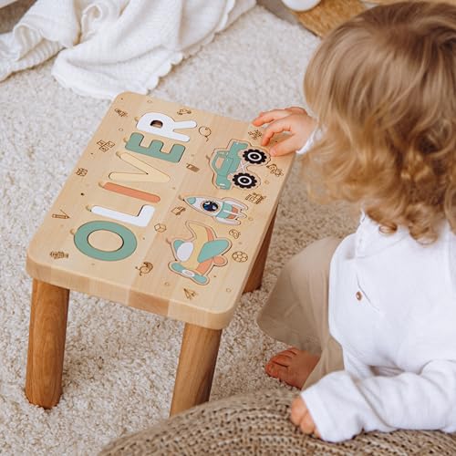 Step Stool for Kids with Name Engraving