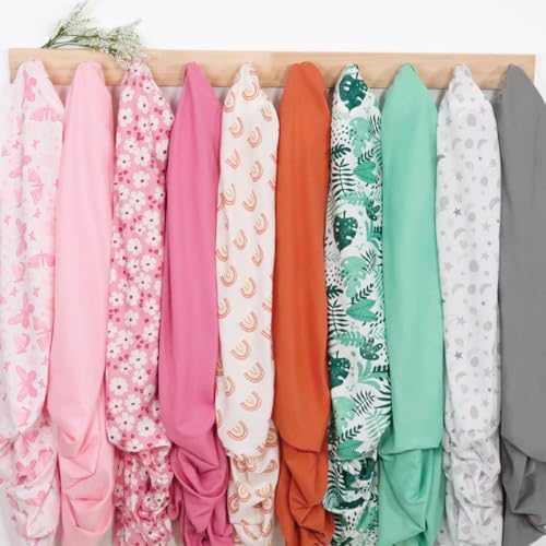 The Peanutshell 4-Pack Fitted Crib Sheets - Whimsical Floral