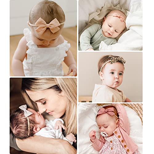 21 Piece Baby Headbands and Bows Set for Girls and Infants