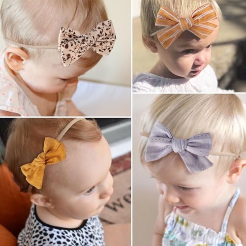 VISBL Baby Girl Headbands and Bows Set 1