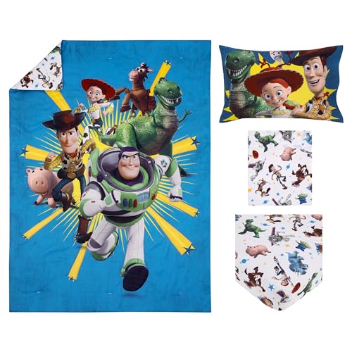 NoJo Disney Toy Story Taking Action Bed Set 4 Piece