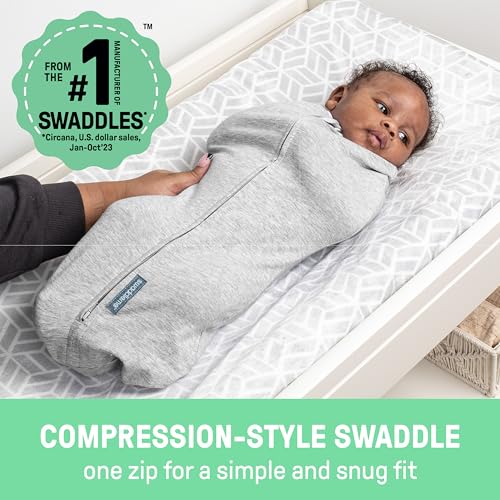 SwaddleMe by Ingenuity Compression Swaddle Pod - Flower Confetti
