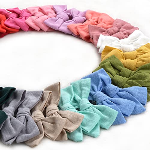 CLLOT 40 Piece Hair Bow Set with Clips for Girls