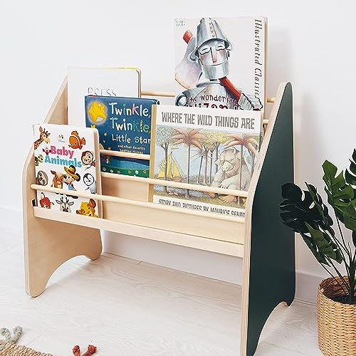 Enjoy The Wood Montessori Bookshelf for Kids