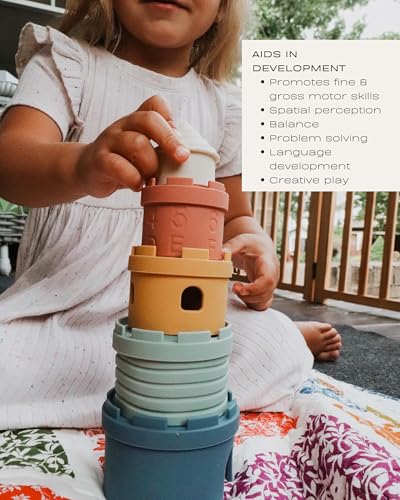 Hippypotamus Baby Stacking Teething Toy Set