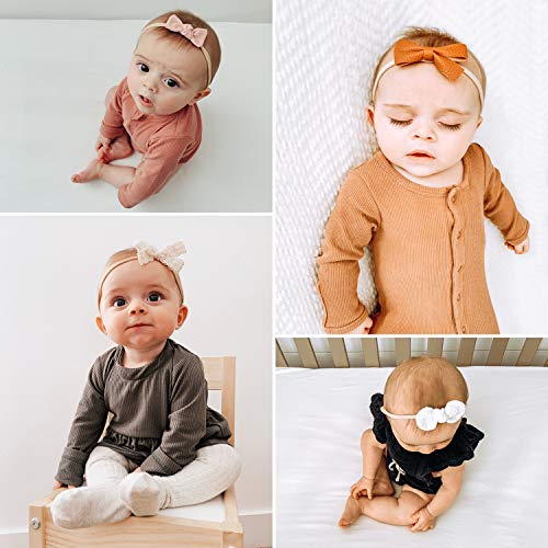 LittleJoJo Baby Girl Headbands and Bows Set