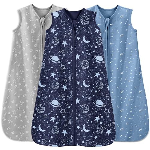 Baby Sleep Sack 6-12 Months 3 Pack 100 Cotton