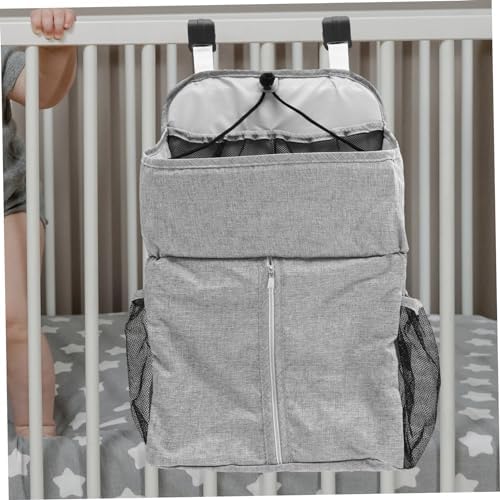 RORPOIR Diaper Storage Bag - Hanging Organizer for Crib and Stroller