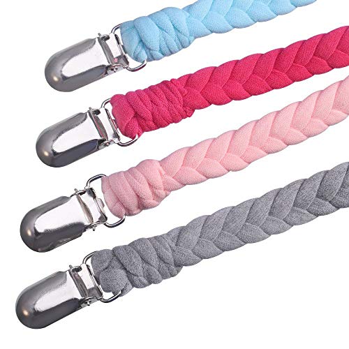 Onwon 2 Pieces Pacifier Clips for Babies