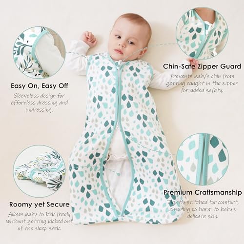 Cute Castle 3-Pack Sleep Sack 0-6 Months 100 Cotton
