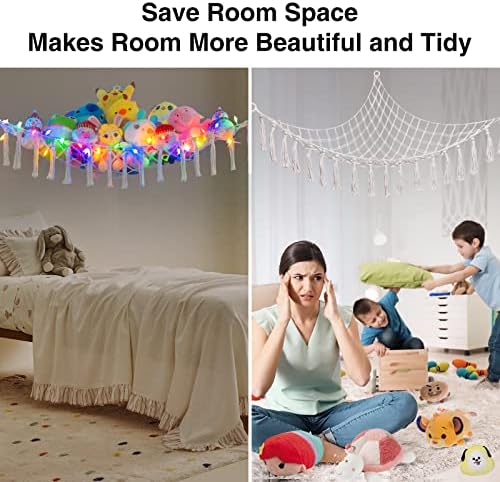 ieBabay Stuffed Animal Hammock with LED Light