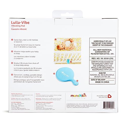 Munchkin Lulla-Vibe Vibrating Mattress Pad Sleep Soother 1