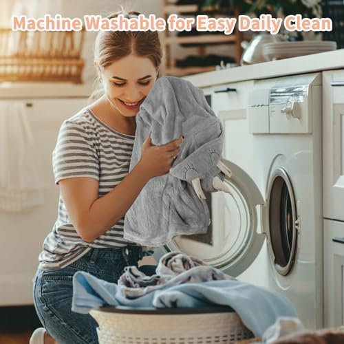 FUBANRAY Toddler Bath Towel 2-Pack with Hood