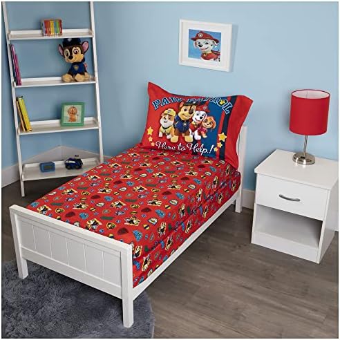 Paw Patrol Sheet Set - Red Toddler Bed or Crib