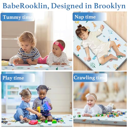 BabeRooklin Aloe Cotton Dual Sided Pack and Play Mattress Pad