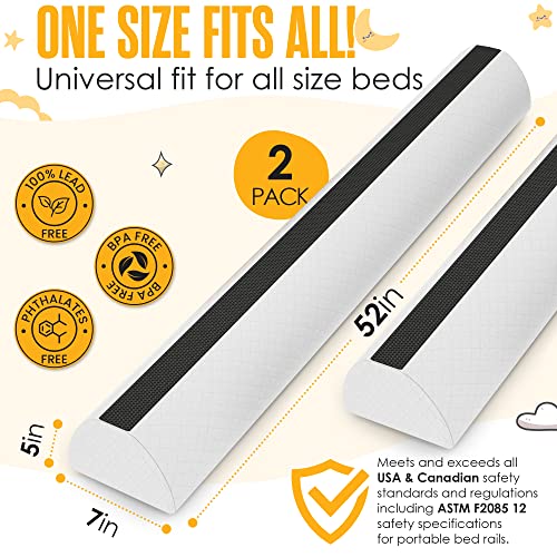 Sleepah Toddler Bed Bumpers 2 Pack Safety Rail