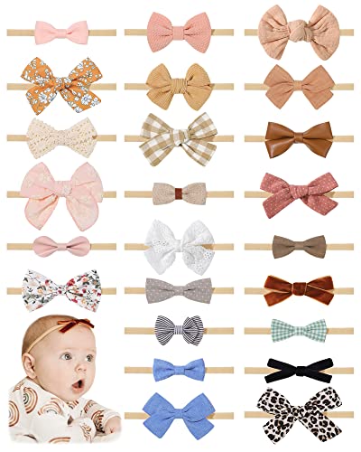 Jollybows 40pcs Baby Girls Hair Bows Headband
