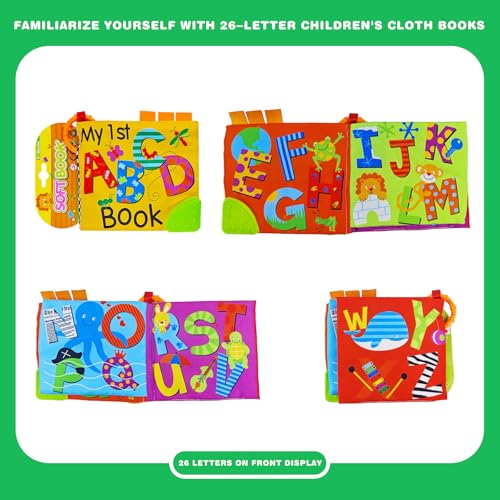 Molly Nemo Crinkle Cloth Book for Infant Baby 0-12 Months