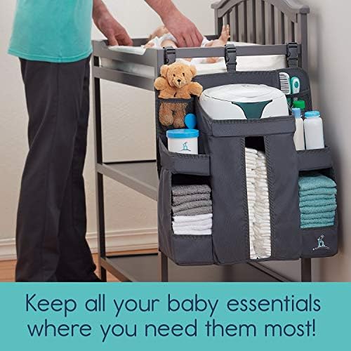 Hiccapop Hanging Diaper Organizer for Changing Tables and Cribs