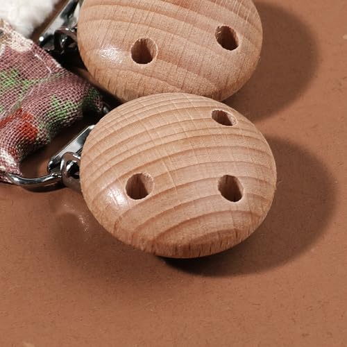 Angelhouse Baby Pacifier Holder Unisex Braided Clip Pink