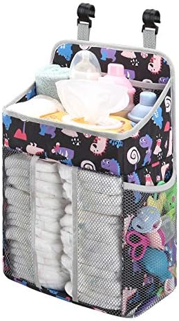 Accmor Hanging Baby Diaper Caddy Organizer Black
