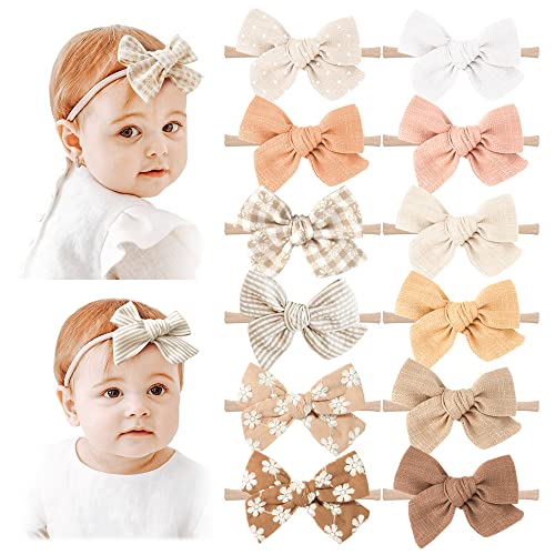 Niceye Baby Girl Bow Headband Set 1