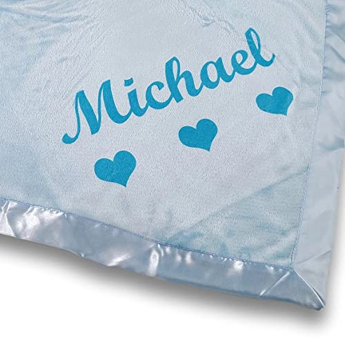 Custom Catch Personalized Baby Blanket for Boys - Blue 1