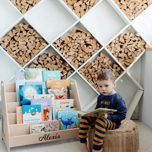 Montessori Kids Toy Shelf Bookcase Set 1