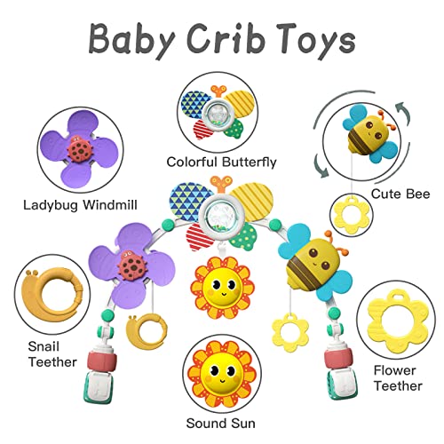 Eners Baby Play Arch Crib Toys for Boys Girls