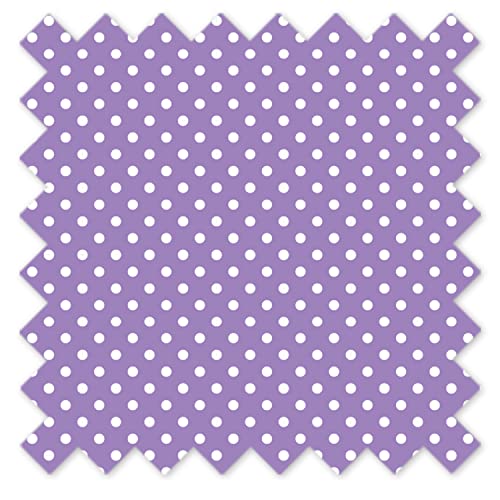 Bacati Mix N Match Pin Dots Crib Bed Skirt Lilac