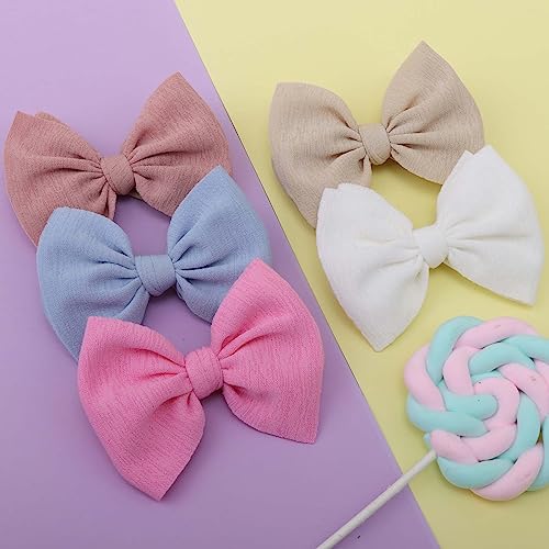 YanJie 45 Nylon Bow Headbands for Baby Girls - 10 Pieces