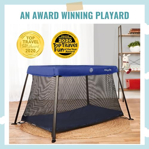 Dream On Me Travel Light Playard with Mattress Pad