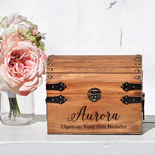 Baby Time Capsule 1st Birthday Container Personalized Keepsake Box