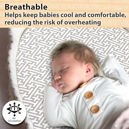 Bublo Baby 2-Pack Organic Bassinet Sheets 1