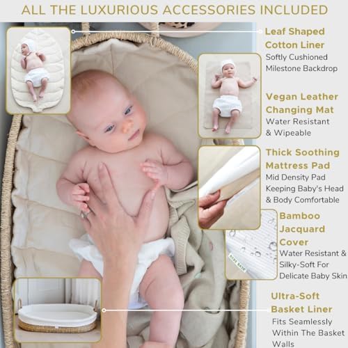Premium Baby Changing Basket with High Sides Liner