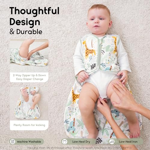 Yoofoss Baby Sleep Sack 6-12 Months 100 Cotton 05 TOG