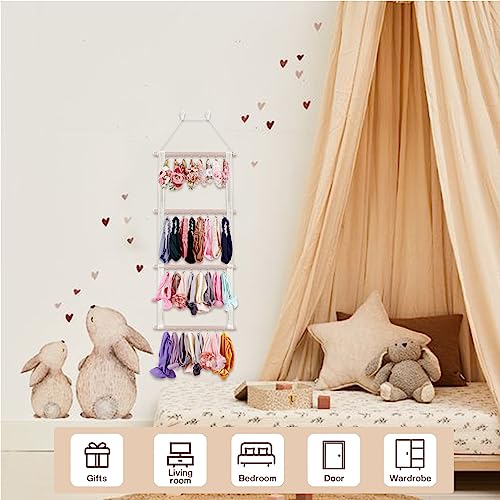 Cherrboll Hair Bow Holder for Girls with 32 Hooks