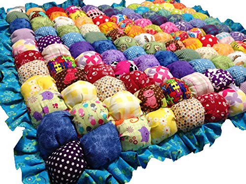 Handmade iSpy Rainbow Bubble Quilt Play Mat