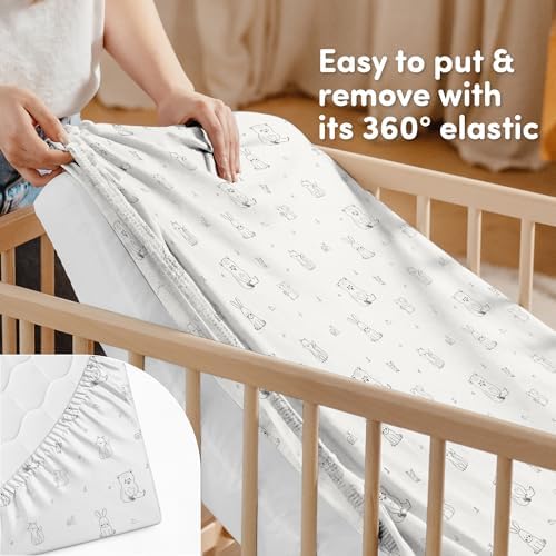 Sweety Fox 2-Pack Crib Sheets - Woodland Design 1