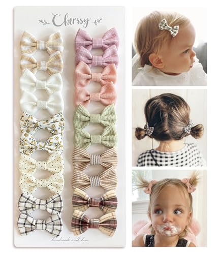 Cherssy Baby Girls Hair Bow Clips 20pcs