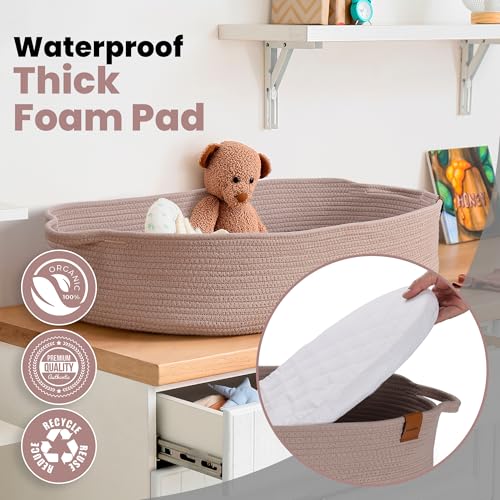 PeraBella XL Baby Changing Basket for Dresser Top