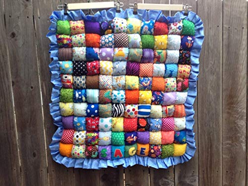 Handmade iSpy Rainbow Bubble Quilt Play Mat