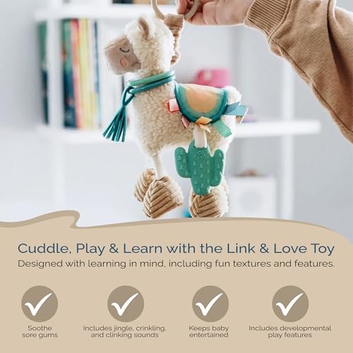 Itzy Ritzy Link Love Toy for Stroller or Car Seat Llama