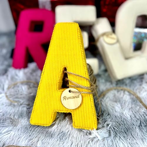Handmade Plush Fabric Letters for Nursery Decor 1