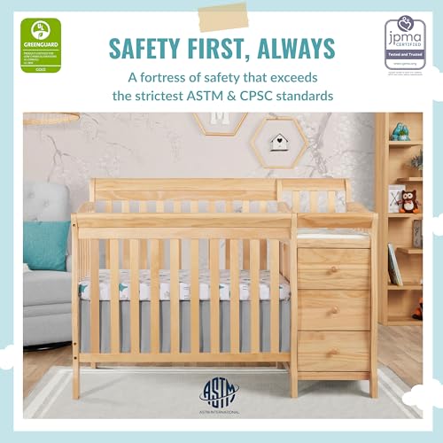 Dream On Me Jayden 4-in-1 Mini Convertible Crib and Changer 1