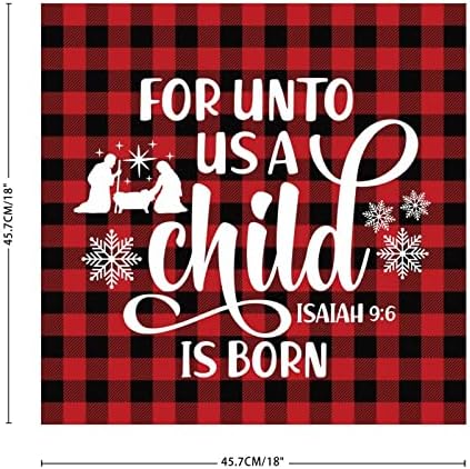 Isaiah 96 Baby Born Wall Decal 18in Peel and Stick