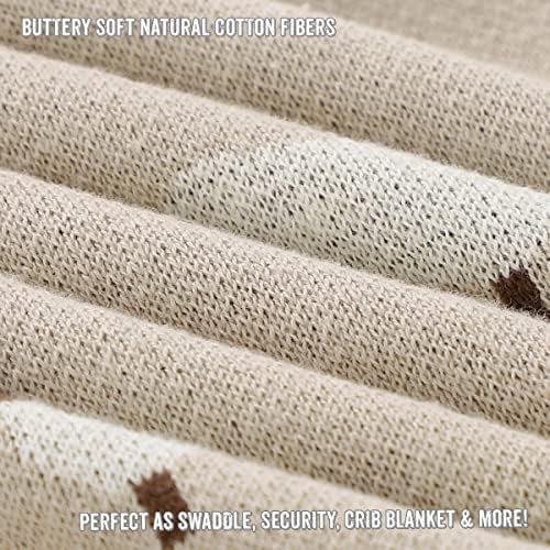 Bleu La La Baby Swaddle Blanket - Luxury Cotton Knit