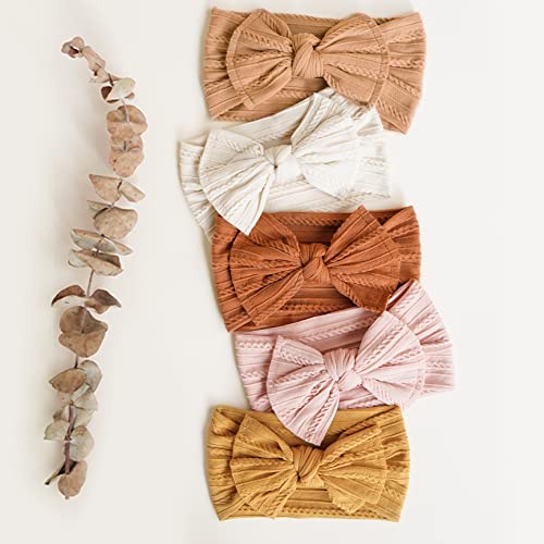 Prohouse 12 Pack Nylon Headbands for Baby Girls