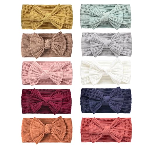 Niceye Baby Girl Headbands with Bows for Newborn to Toddler